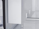 25 cu. ft. Large Capacity 4-Door French Door Refrigerator with External Water & Ice Dispenser in Black Stainless Steel