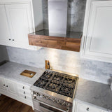 ZLINE 42 in. 1200 CFM Designer Series Wooden Wall Mount Range Hood in Butcher Block (681W-42)