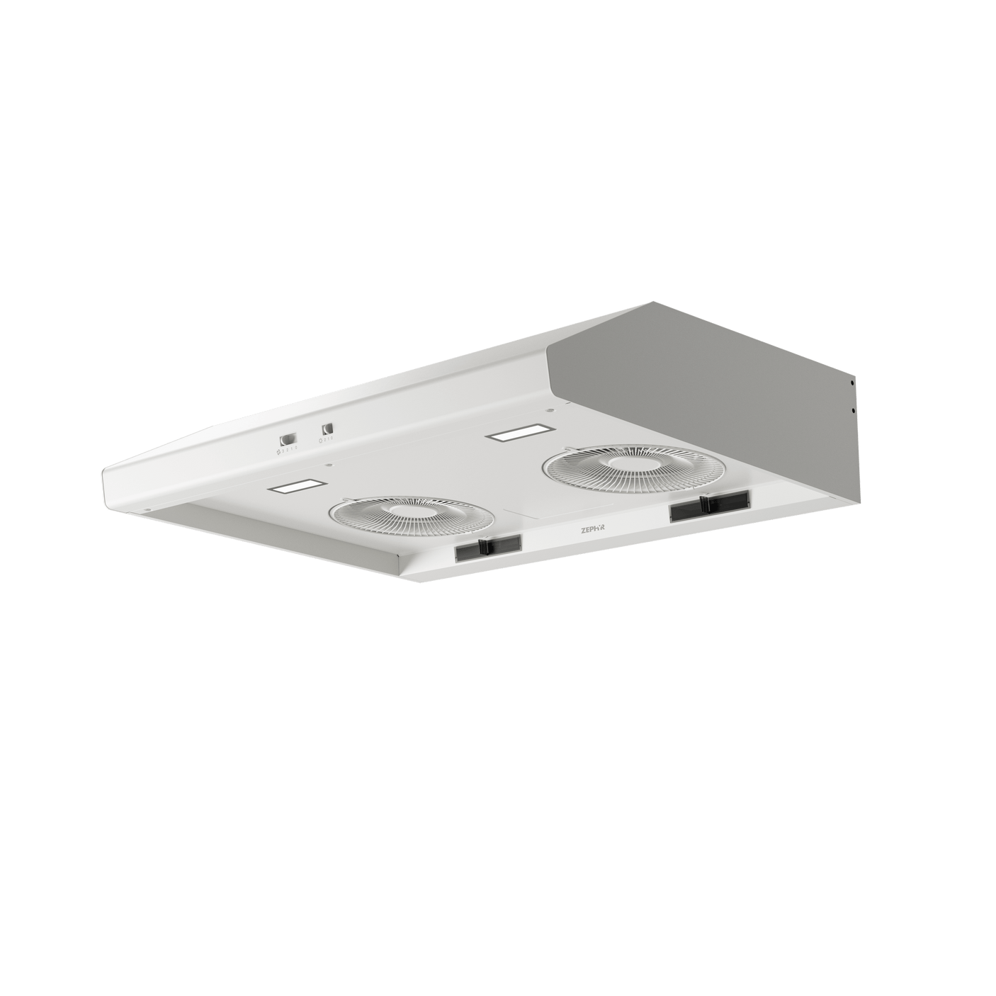 Cyclone, Under Cabinet, 36", White, 600 CFM