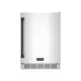 Gordon Ramsay Collection 24 Inch Outdoor Undercounter Beverage Cooler In Stainless Steel/black