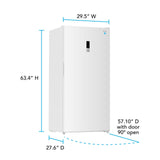 Avanti Garage Ready 17 cu ft. Frost Free Convertible Upright Freezer