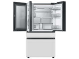 Bespoke 4-Door French Door Refrigerator (29 cu. ft.) with Beverage Center™ in Morning Blue Glass Top Panels and White Glass Middle and Bottom Panels