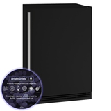 Hre124 24" Refrigerator With Black Solid Finish and Brightshield (115 V/60 Hz)