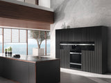 H 7680 BP Clean Touch Steel - 30 Inch Convection Oven in a perfectly combinable design with food probe and automatic programs.
