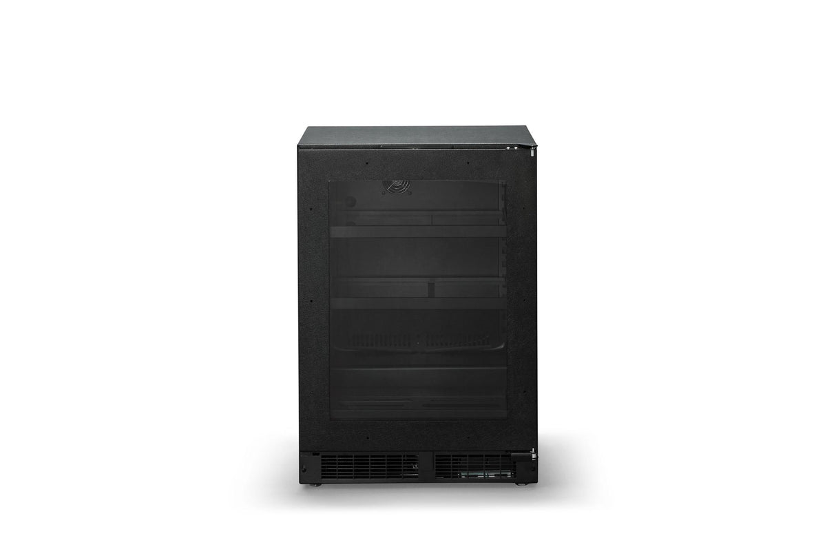 24"W. Panel Ready Glass Door Beverage Center