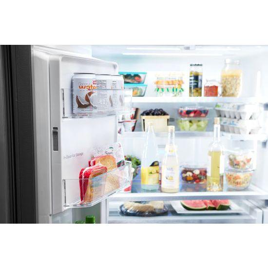 Whirlpool® 36-inch Wide Counter Depth French Door-within-Door Refrigerator - 24 cu. ft. - Black Stainless