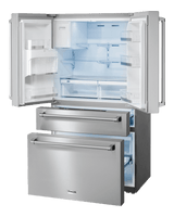 Thor Kitchen 36 Inch Professional French Door Refrigerator With Ice and Water Dispenser - Model Trf3601fd