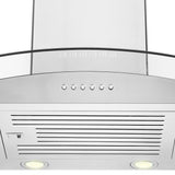 ZLINE Alpine Series Ducted Wall Mount Range Hood in Stainless Steel (ALP70WL)