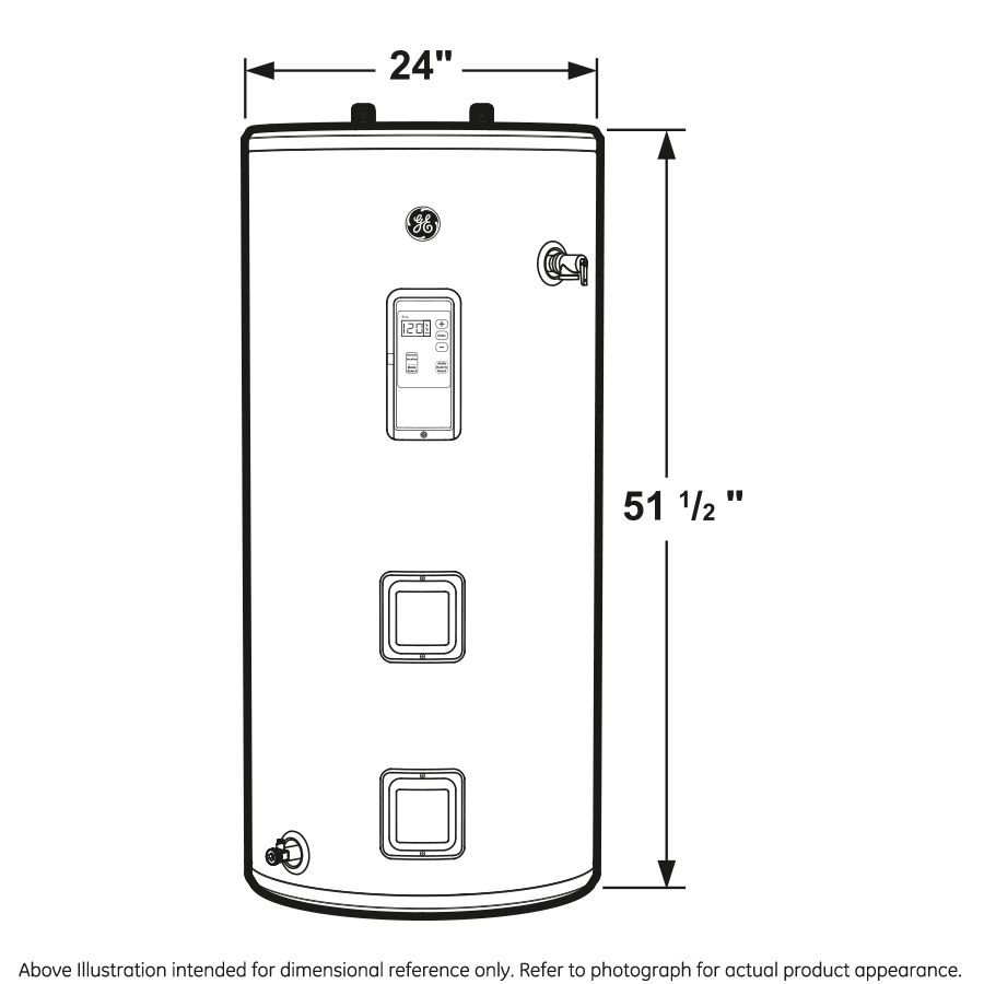 GE® Smart 50 Gallon Short Electric Water Heater