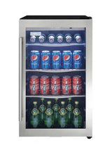 Danby 4.3 cu. ft. Free-Standing Beverage Center in Stainless Steel