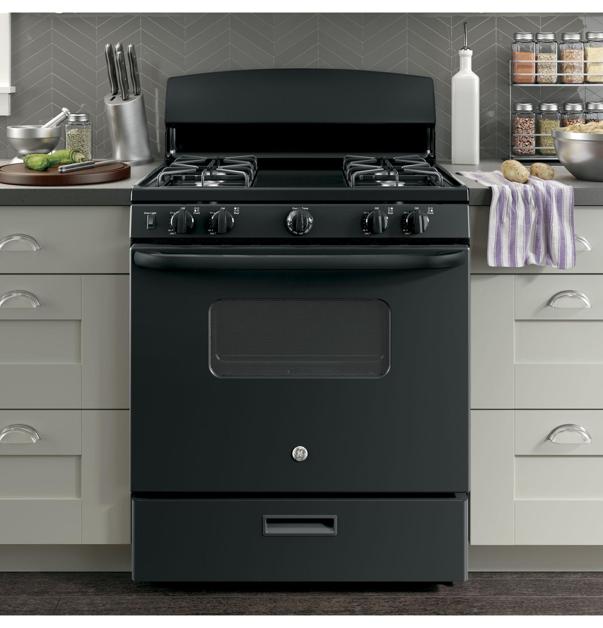 GE® 30" Free-Standing Gas Range