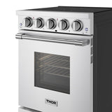 24 Inch S Series Professional Electric Range - Stainless Steel