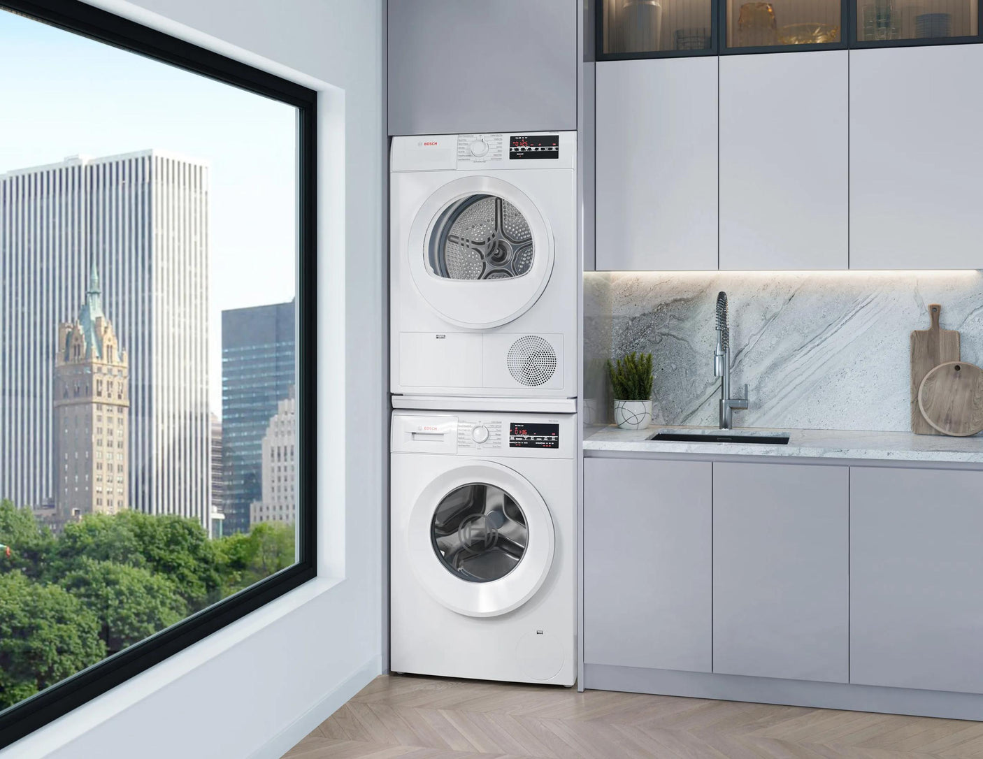 300 Series Compact Condensation Dryer White