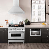 ZLINE 36 in. DuraSnow Stainless Steel Range Hood with DuraSnow Shell (8654SNX-36) [Color: DuraSnow Stainless Steel]