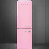 Approx 24" 50'S Style refrigerator with automatic freezer, Pink, Left hand hinge