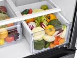 19.5 cu. ft. Smart 3-Door French Door Refrigerator in Black Stainless Steel