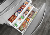 36-inch Wide 4-Door Refrigerator with More Flexible Storage
