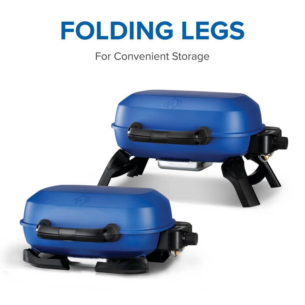 TravelQ 240 Portable Gas Grill , Propane, Blue
