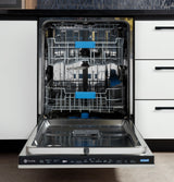 GE Profile™ ENERGY STAR® Panel-Ready Top Control Stainless Interior Dishwasher with Microban™ Antimicrobial Technology