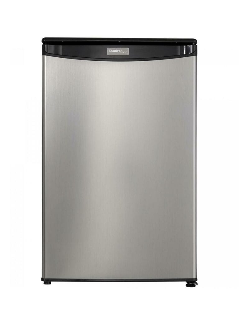 Danby 4.4 cu. ft. Compact Fridge in Stainless Steel Look