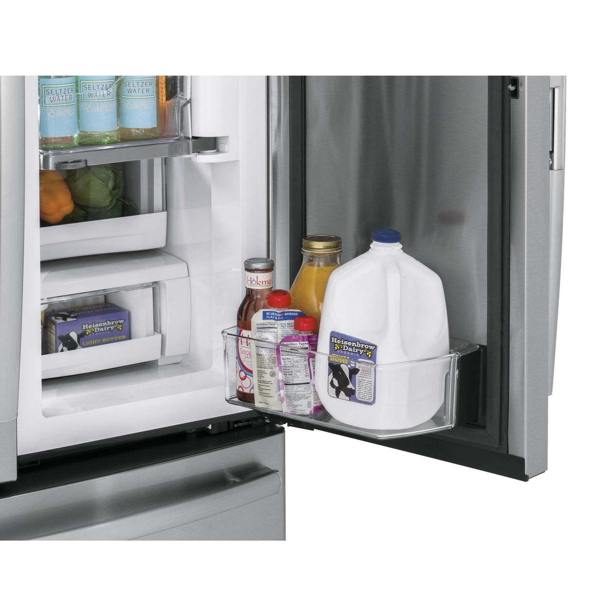 GE® 27.8 Cu. Ft. French-Door Refrigerator with Door In Door