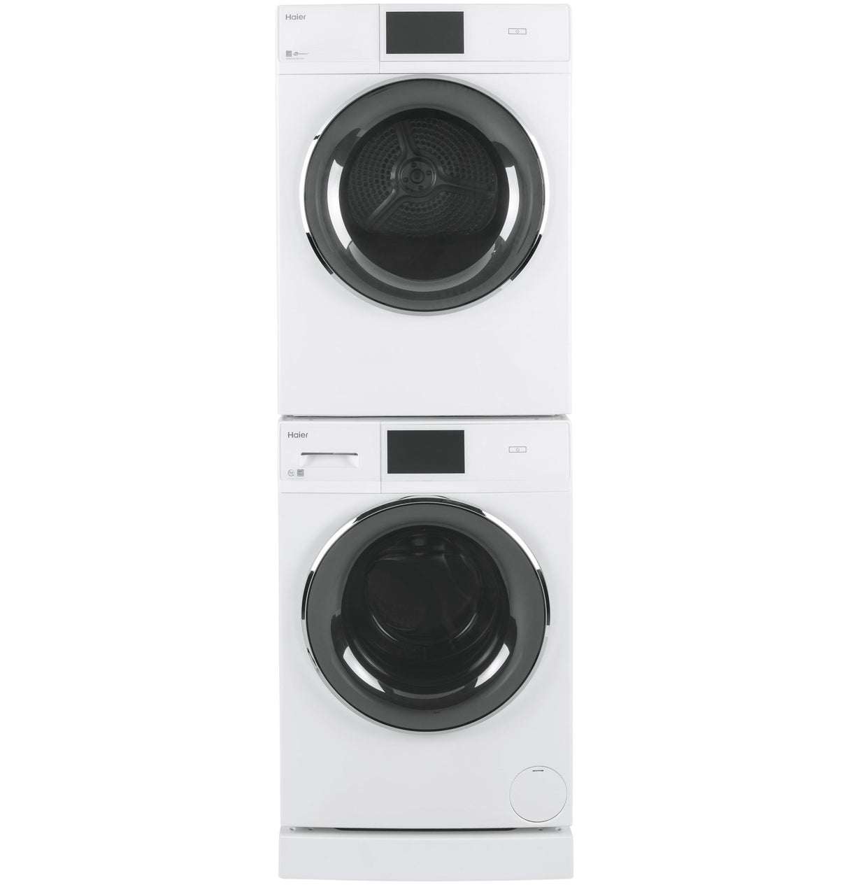 Haier ENERGY STAR® 4.3 cu.ft. Capacity Smart 24" Frontload Electric Dryer with Stainless Steel Basket