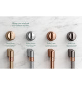 Café™ 5 Electric Cooktop Knobs - Brushed Black