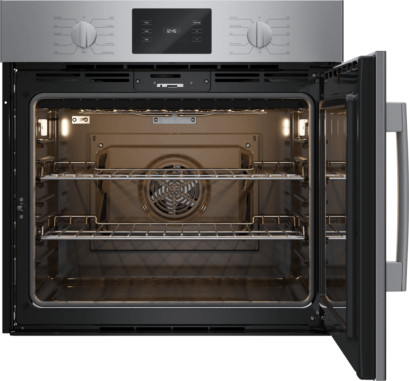500 Series Single Wall Oven 30" Right SideOpening Door, Stainless Steel