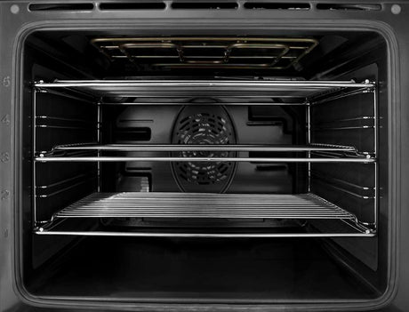 24in Electric, convection w/fan and circular element, smooth top 4 zone, stainless