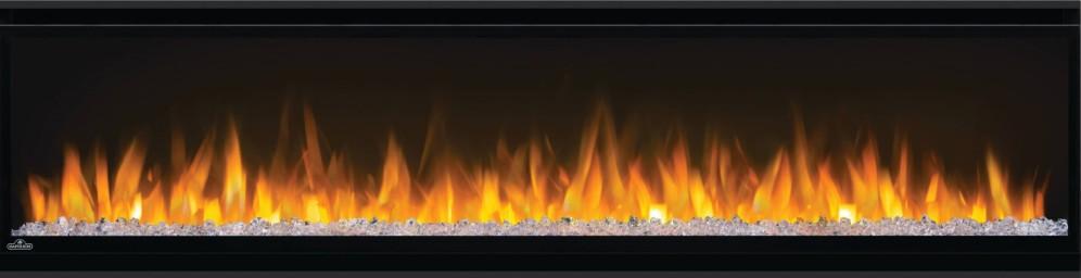 Alluravision 60 Deep Depth Wall Hanging Electric Fireplace