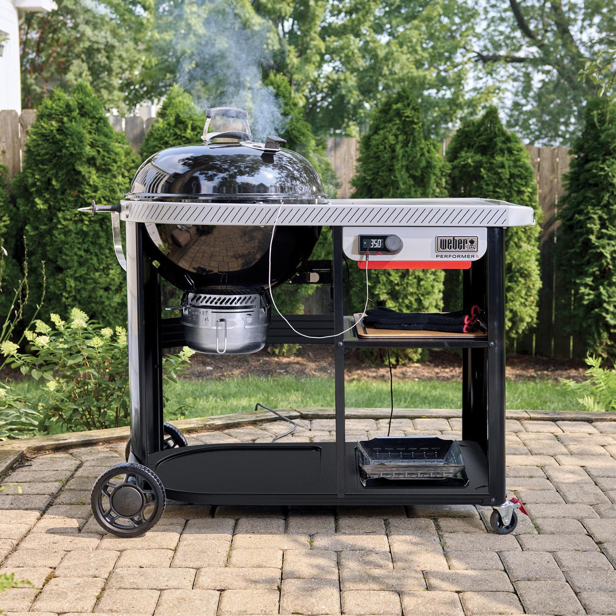 22 Performer™ Premium Smart Charcoal Grill - Black
