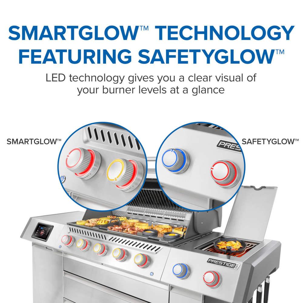 Prestige PRO 665 Elite with Smart Technology & Electric Smoker Box , Propane, Stainless Steel