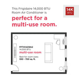 Frigidaire 14,000 BTU Built-In Room Air Conditioner with Supplemental Heat- 230V/60Hz