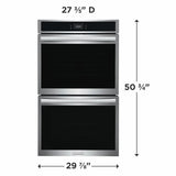 30" Double Electric Wall Oven with Stone-Baked Pizza