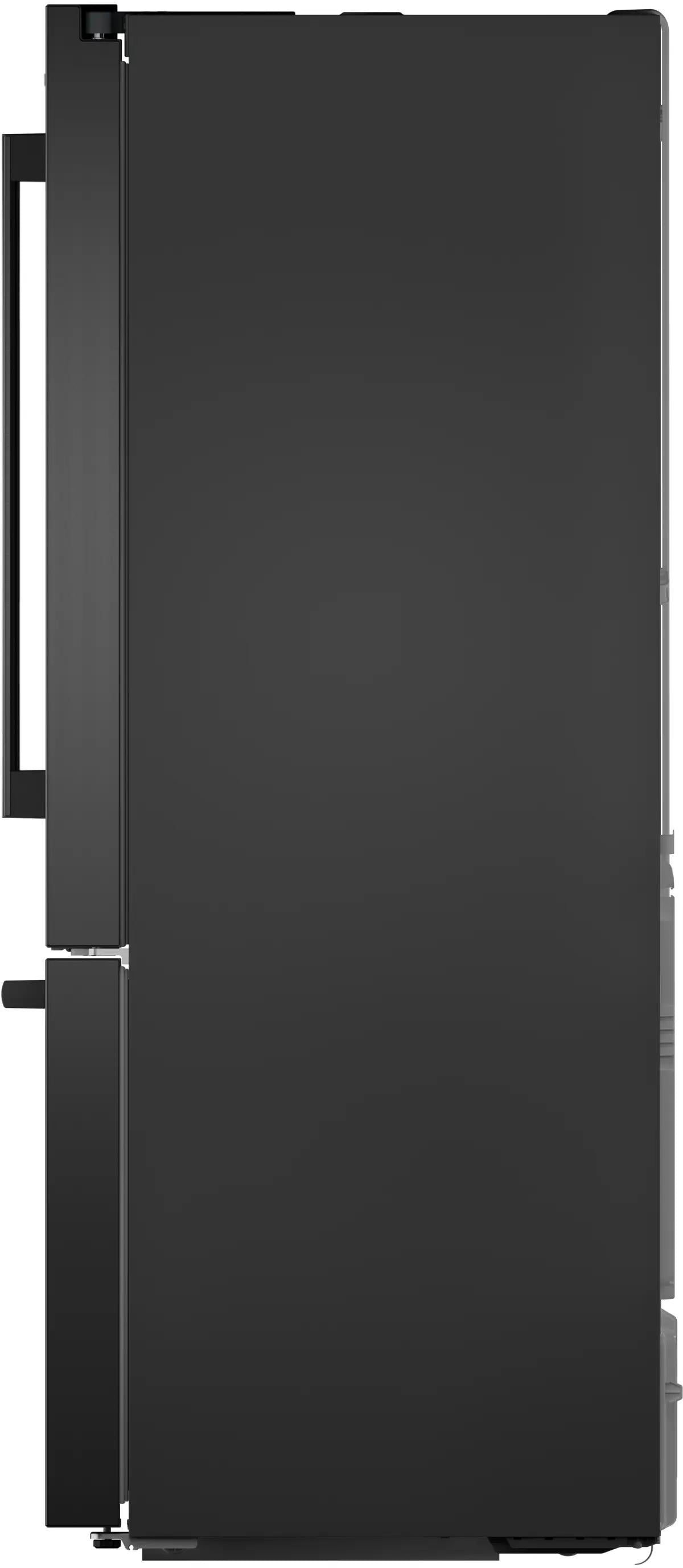 500 Series French Door Bottom Mount Refrigerator 36" Black Stainless Steel, Total No Frost