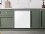 38 dBA Bespoke Smart Dishwasher with 3rd Rack Washing System in White Glass