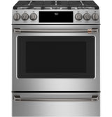 Café™ 30" Smart Slide-In, Front-Control, Dual-Fuel Range with Warming Drawer