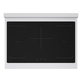 ZLINE Autograph Edition 36 in. 5.2 cu. ft. Paramount Induction Range with 5 Element Cooktop and Electric Convection Oven in Stainless Steel with Champagne Bronze Accents (SINRZ-36-CB)
