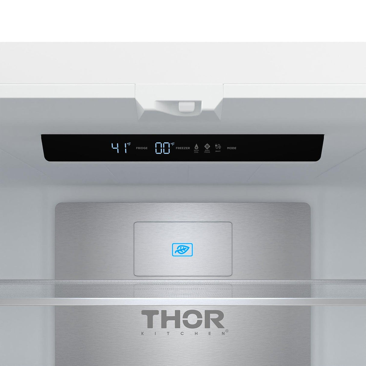 36 Inch French Door Counter Depth Refrigerator With Ice Maker - White/bronze  Gordon Ramsay Series