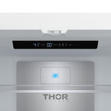 36 Inch French Door Counter Depth Refrigerator With Ice Maker - White/bronze  Gordon Ramsay Series
