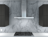 Luce, Wall, 30", SS, 600 CFM, ACT, LED