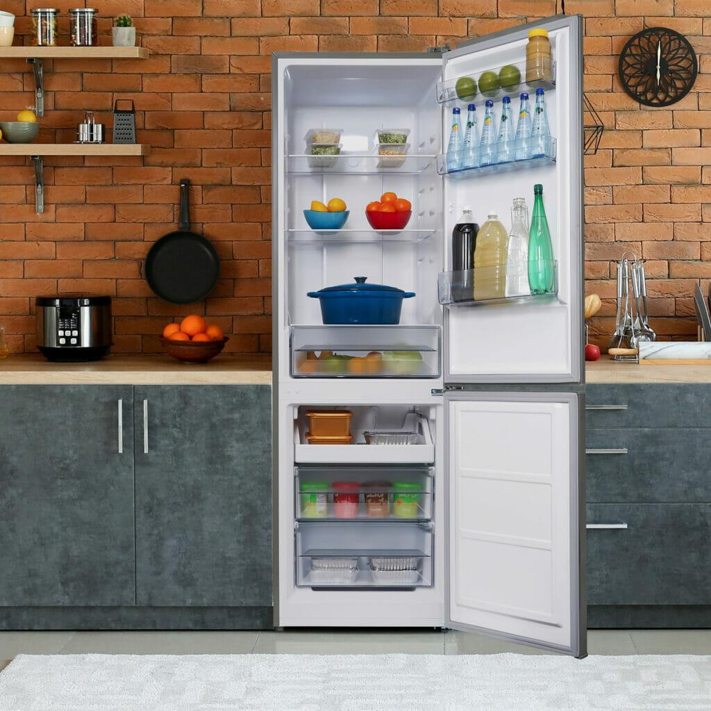 Danby 10.3 cu. ft. Bottom Mount Apartment Size Fridge in Stainless Steel Look