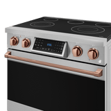 36 Inch Professional Electric Range With Tilt Panel Touch Control In Stainless Steel/rose Gold  Gordon Ramsay Series
