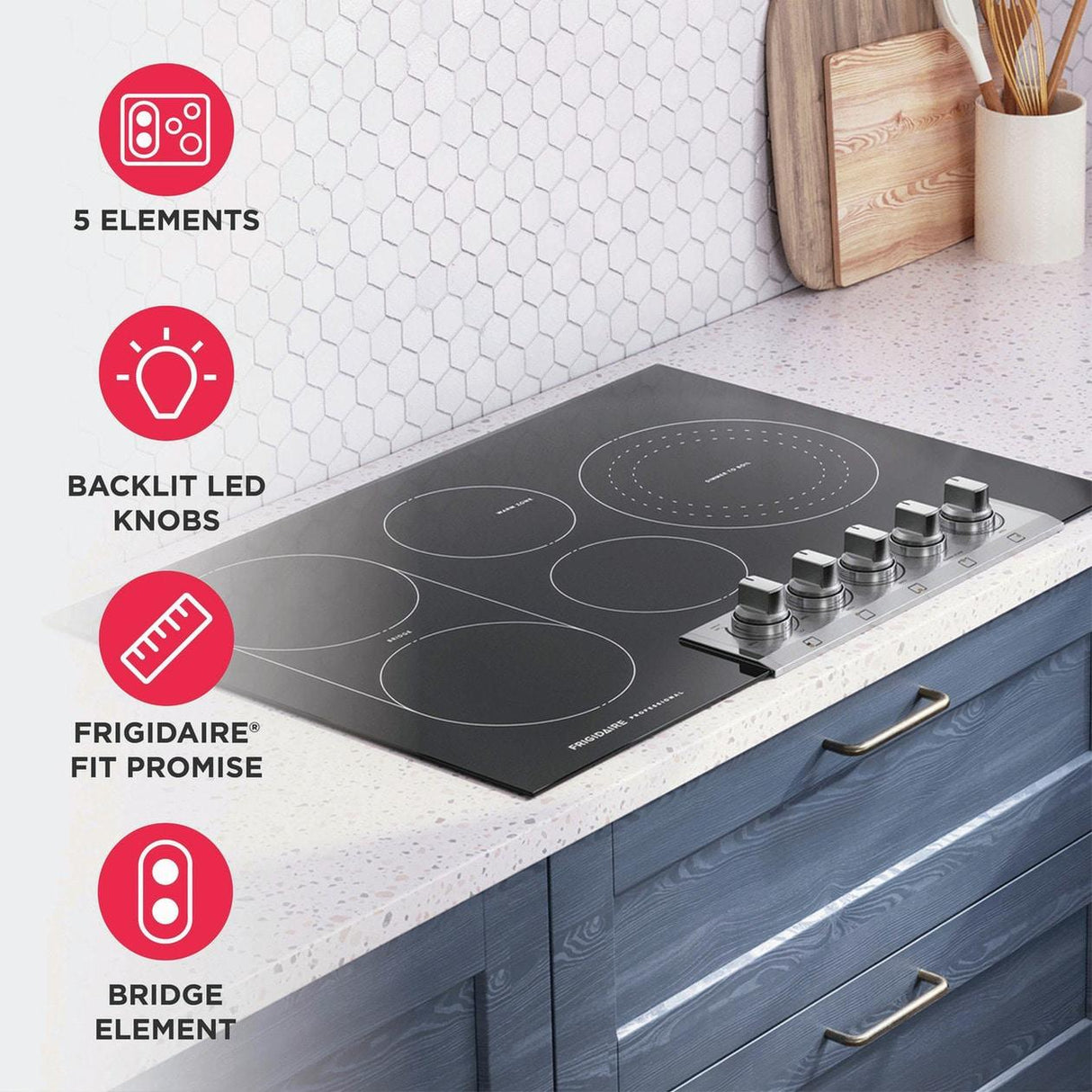 30" Electric Cooktop