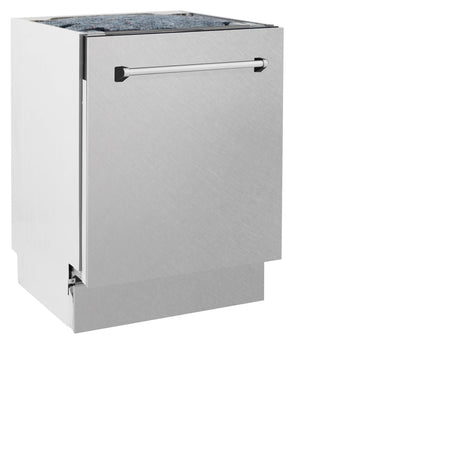 ZLINE 24" Tallac Series 3rd Rack Dishwasher with Traditional Handle, 51dBa (DWV-24) [Color: Red Gloss]