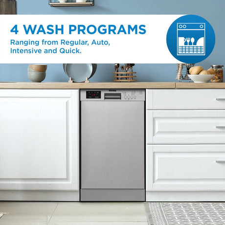 Danby 18" Wide Built-in Dishwasher in Stainless Steel