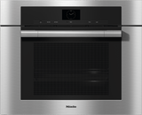 DGC 7580 Clean Touch Steel - 30" Combi-Steam Oven XXL for steam cooking, baking, roasting with roast probe + menu cooking.