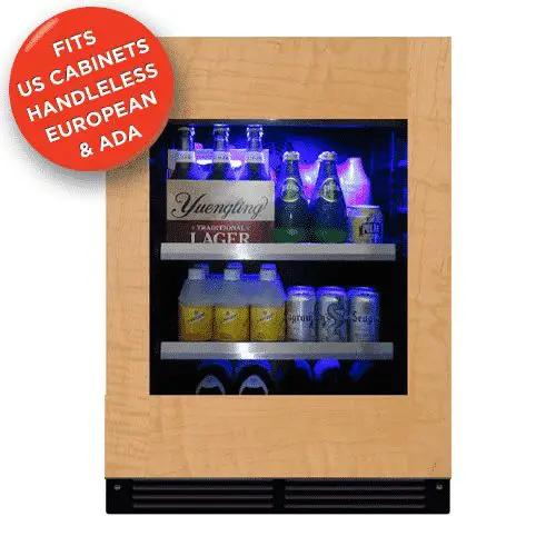 24" Designer Undercounter ADA Height Beverage Center - Panel Ready