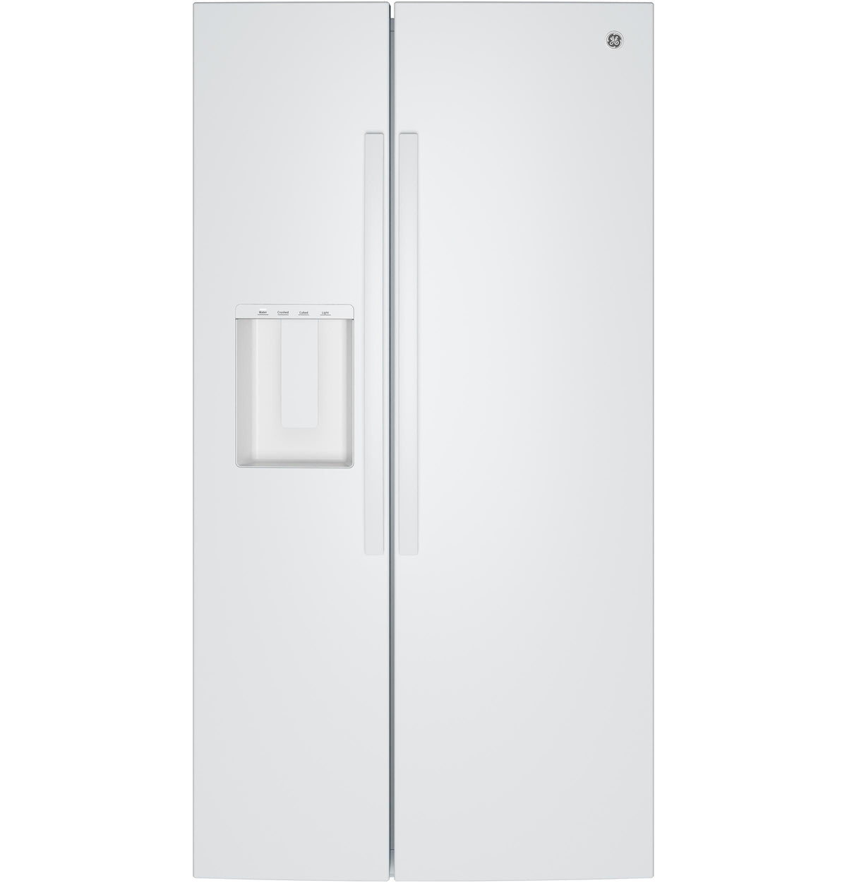 GE® 23.6 Cu. Ft. Counter-Depth Side-By-Side Refrigerator with Extra Tall Dispenser and In-Door Icemaker