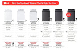 4.8 cu. ft. Mega Capacity Smart Top Load Washer with 4-Way® Agitator, EasyUnload™ & AI Sensing
